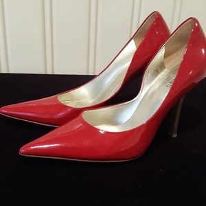 Guess Red Patent Leather Pumps